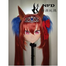 (NFD06)Customize Handmade Crossdress Full Head Female/Girl Resin Japanese Cartoon Character Animego Cosplay Kigurumi Mask (NFD06)Customize Handmade Crossdress Full Head Female/Girl Resin Japanese Cartoon Character Animego Cosplay Kigurumi Mask